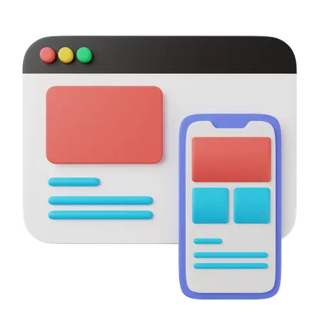 Responsive and Adaptive Design Icon