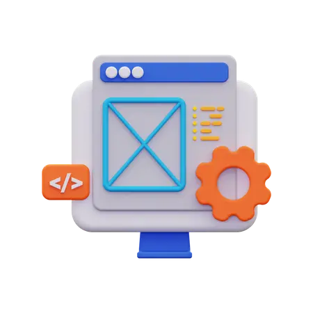 Web Application Development Icon